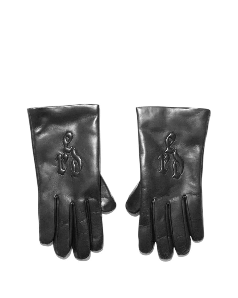 Enfants Riches Deprimes Leather Gloves Black