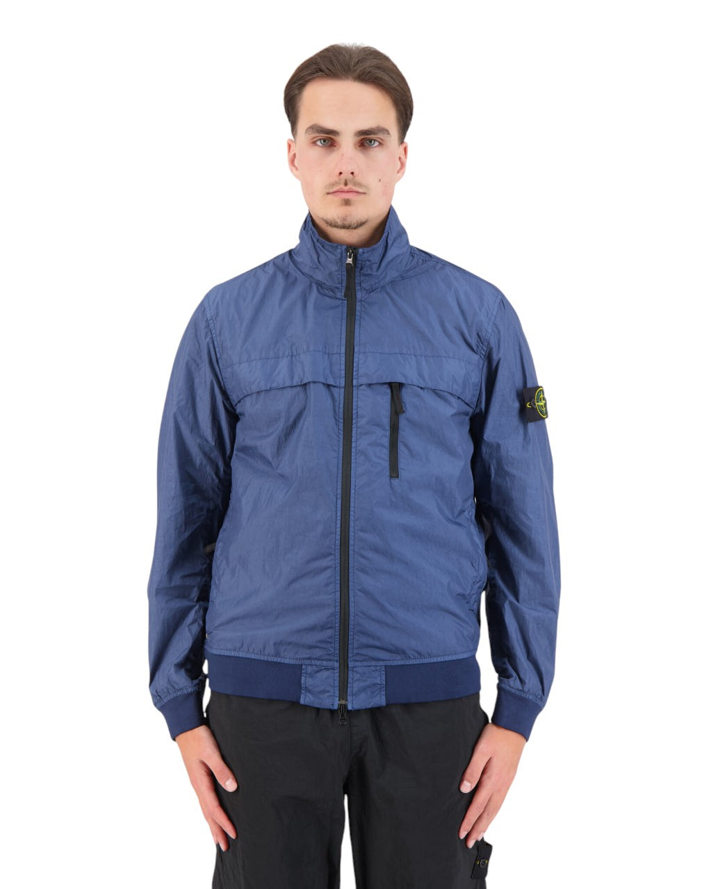 41022 Garment Dyed Crinkle Reps R-NY Jacket Avio Blue SI0205-ABL