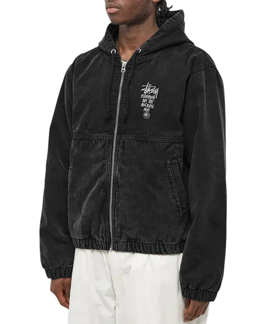 STUSSY Canvas Insulated Work Jacket Black