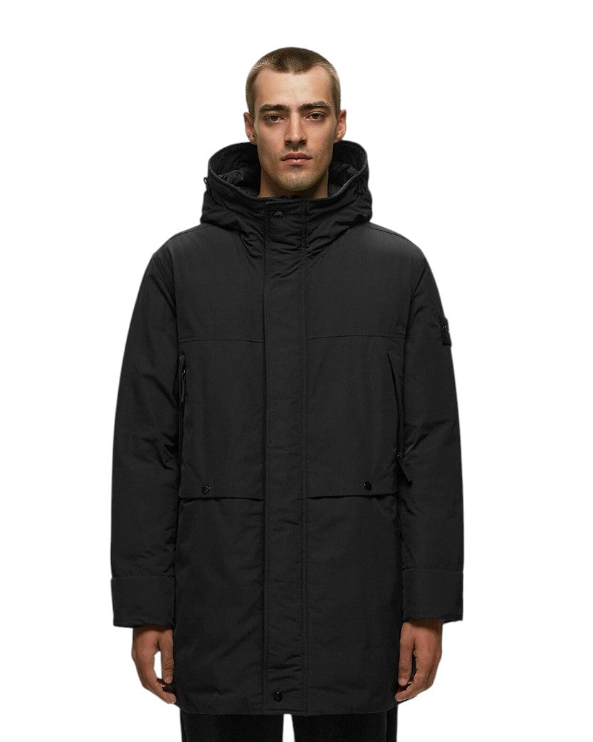 70826 Micro Twill Down Parka Black SI0301-BK