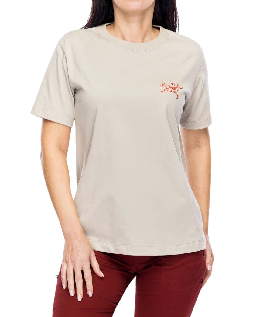 Arcteryx Kragg Cotton Little Bird Crew SS Beige