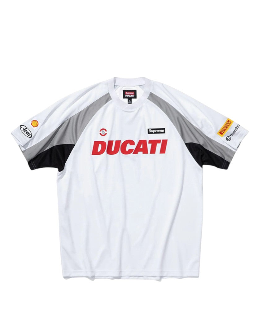 Supreme x Ducati Soccer Jersey White