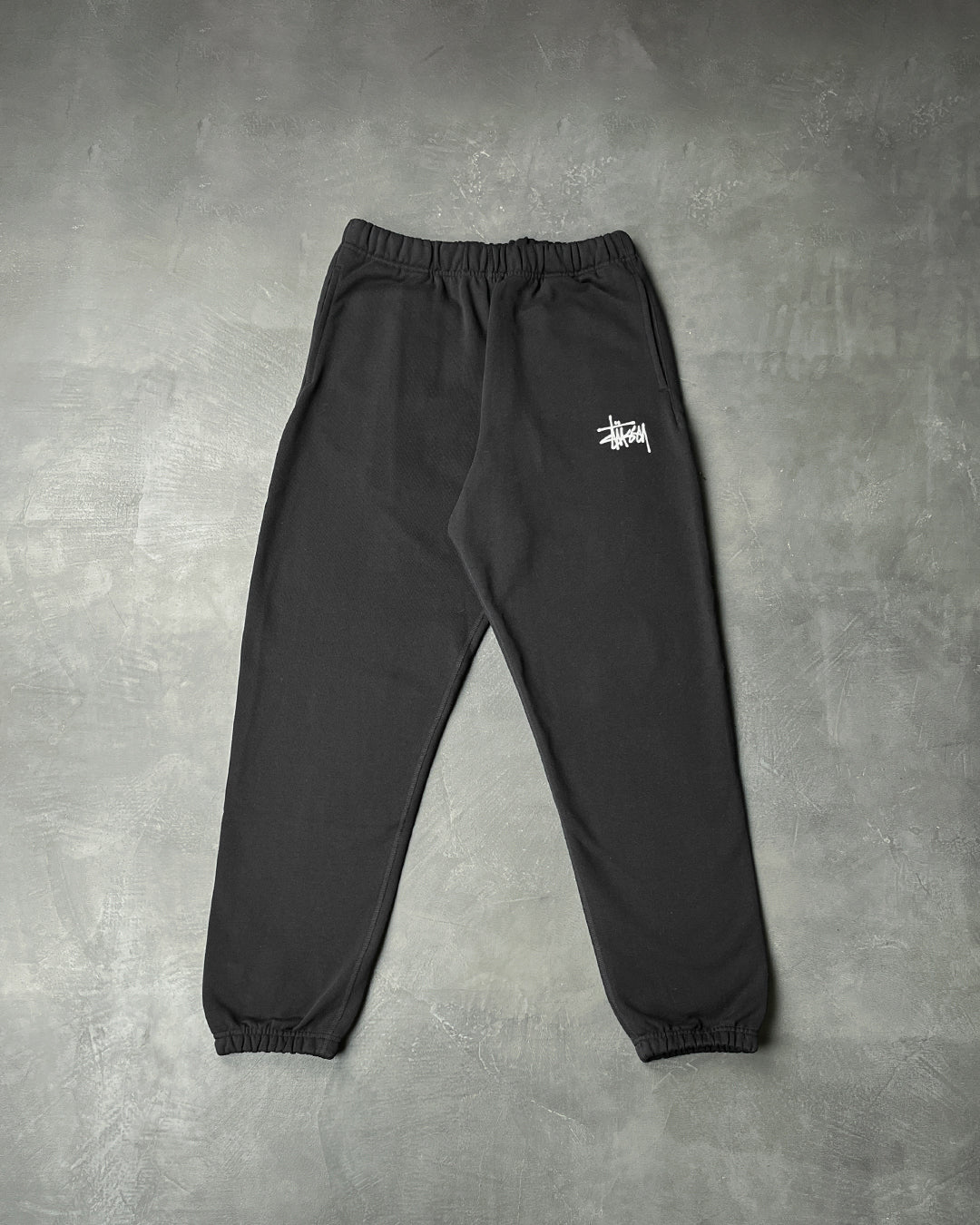 STUSSY STOCK LOGO PANT BLACK