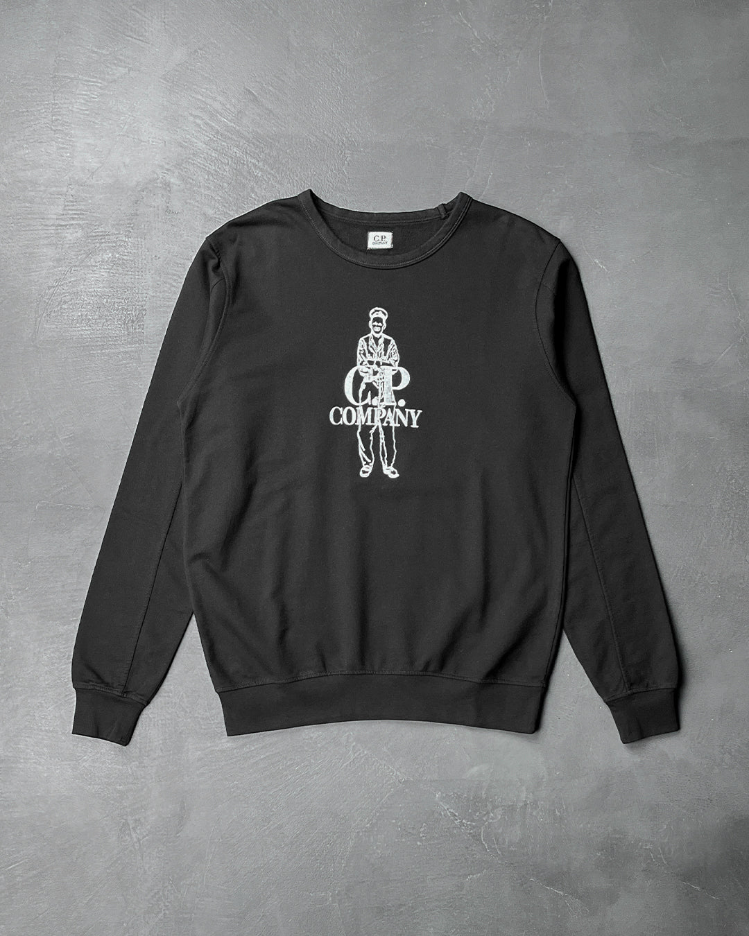 C.P. Company Embroidery Sweatshirt Black