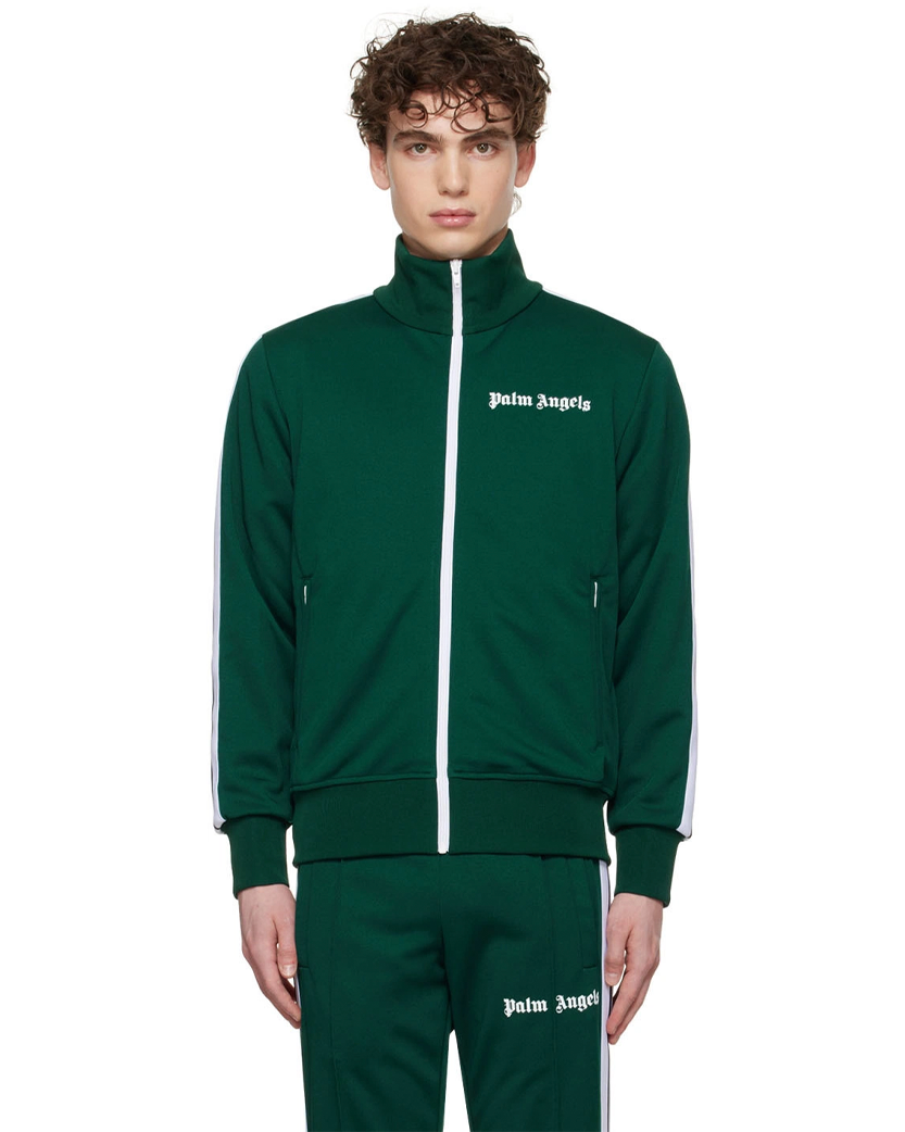 Palm Angels Classic Track Jacket Dark Green