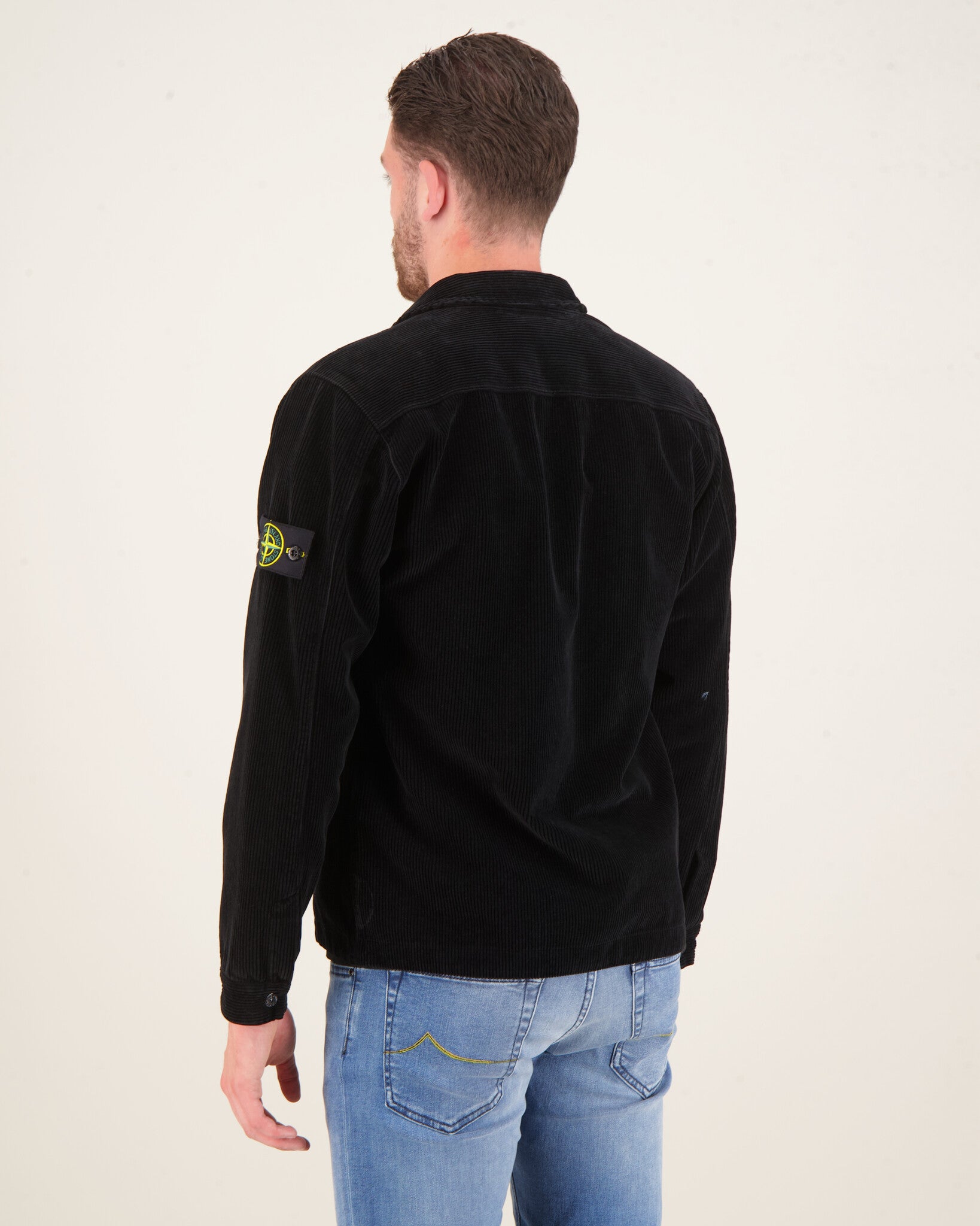 Сорочка 11604 Organic Cotton Corduroy Overshirt Black SI0248-BK - UNIFORM