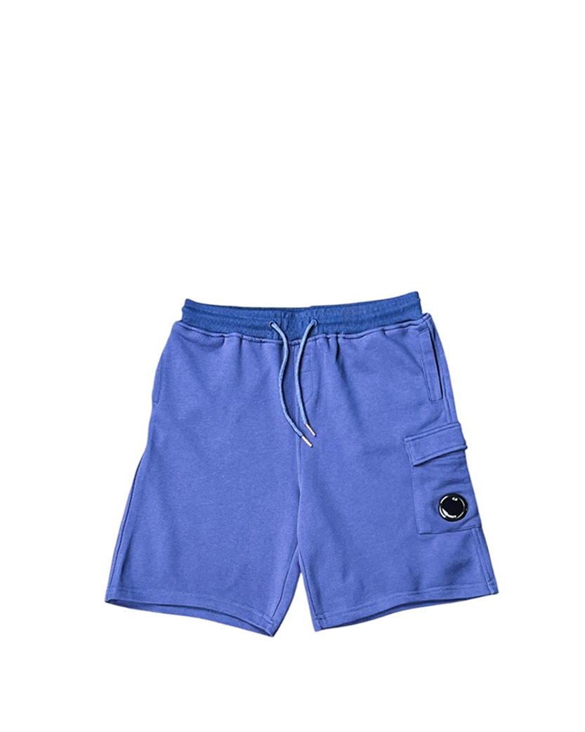 C.P. COMPANY Light Fleece Shorts Navy