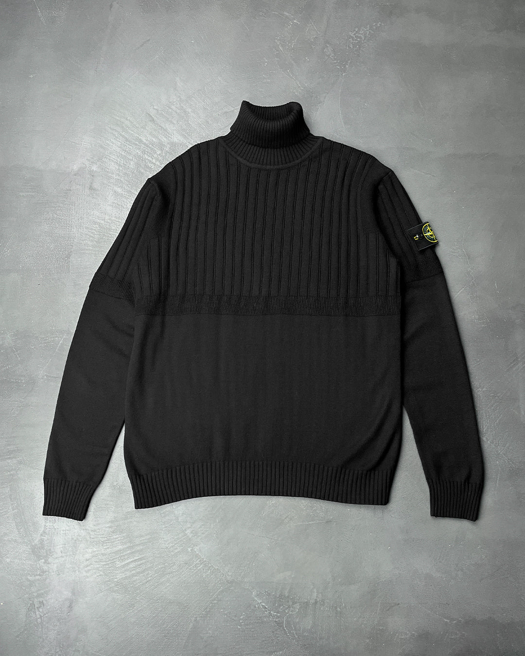 510B6 High Neck Sweater Black SI0110-BK