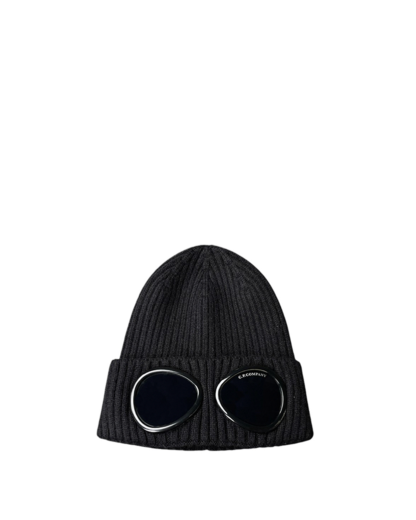 C.P. Company Goggle Beanie Black