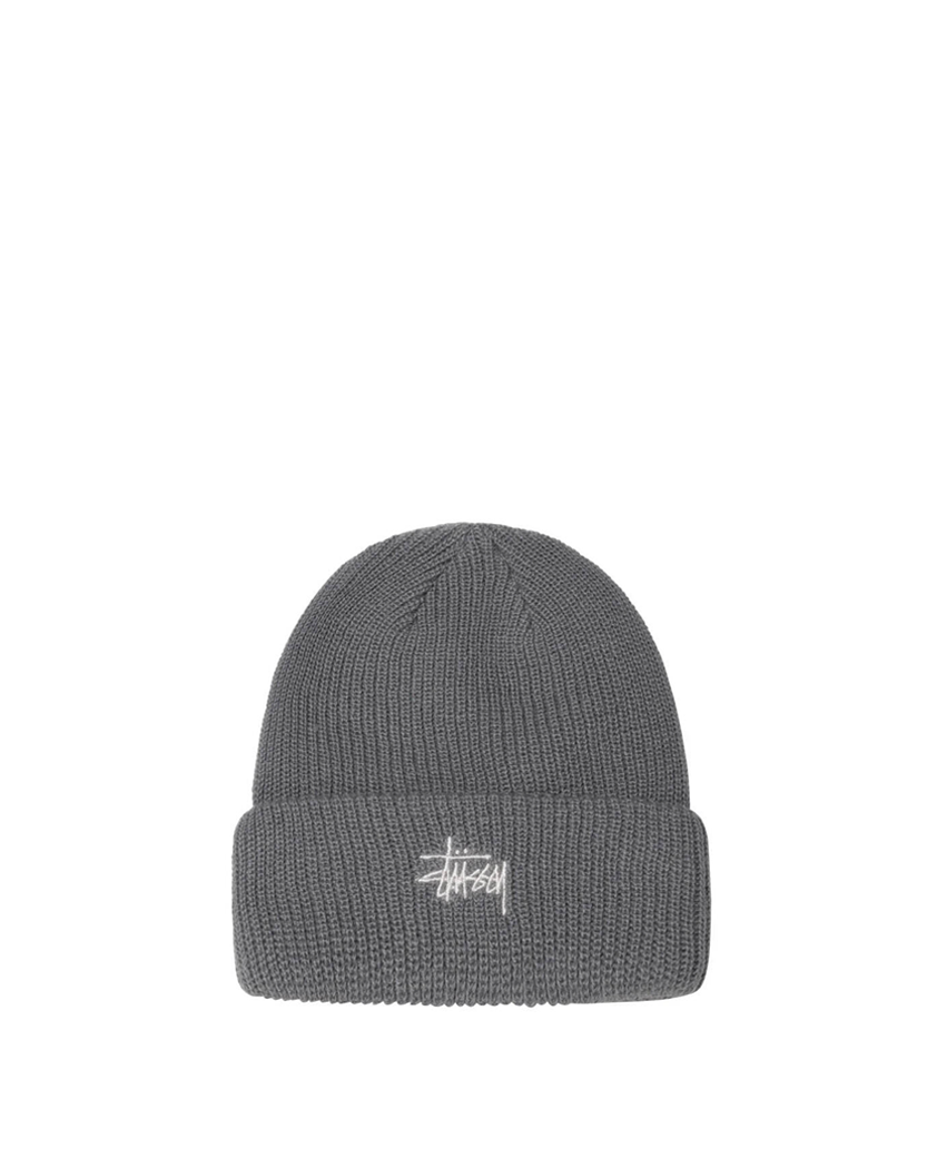 STUSSY Basic Cuff Beanie Grey
