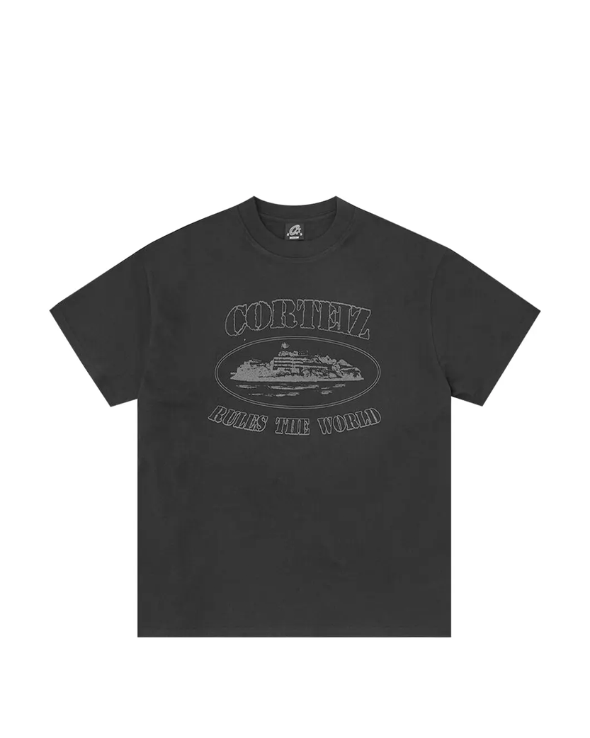 Corteiz OG Alcatraz T-Shirt Triple Black