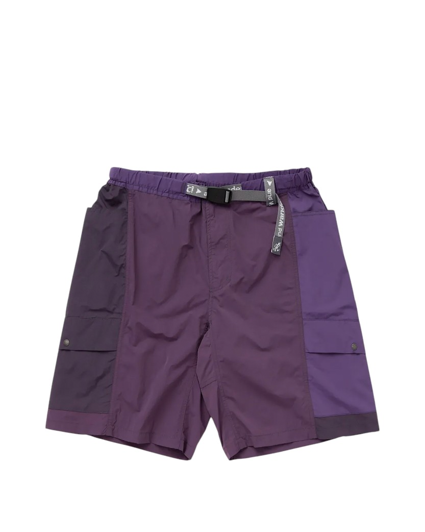 Gramicci x And Wander Patchwork Wind Short Purple