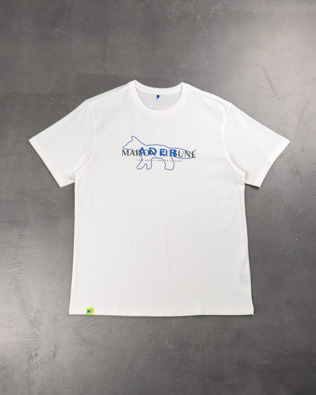 Ader Error x Maison Kitsune Layout Tee White