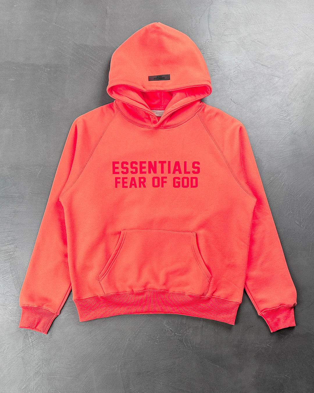 Fear Of God Essentials Hoodie Coral