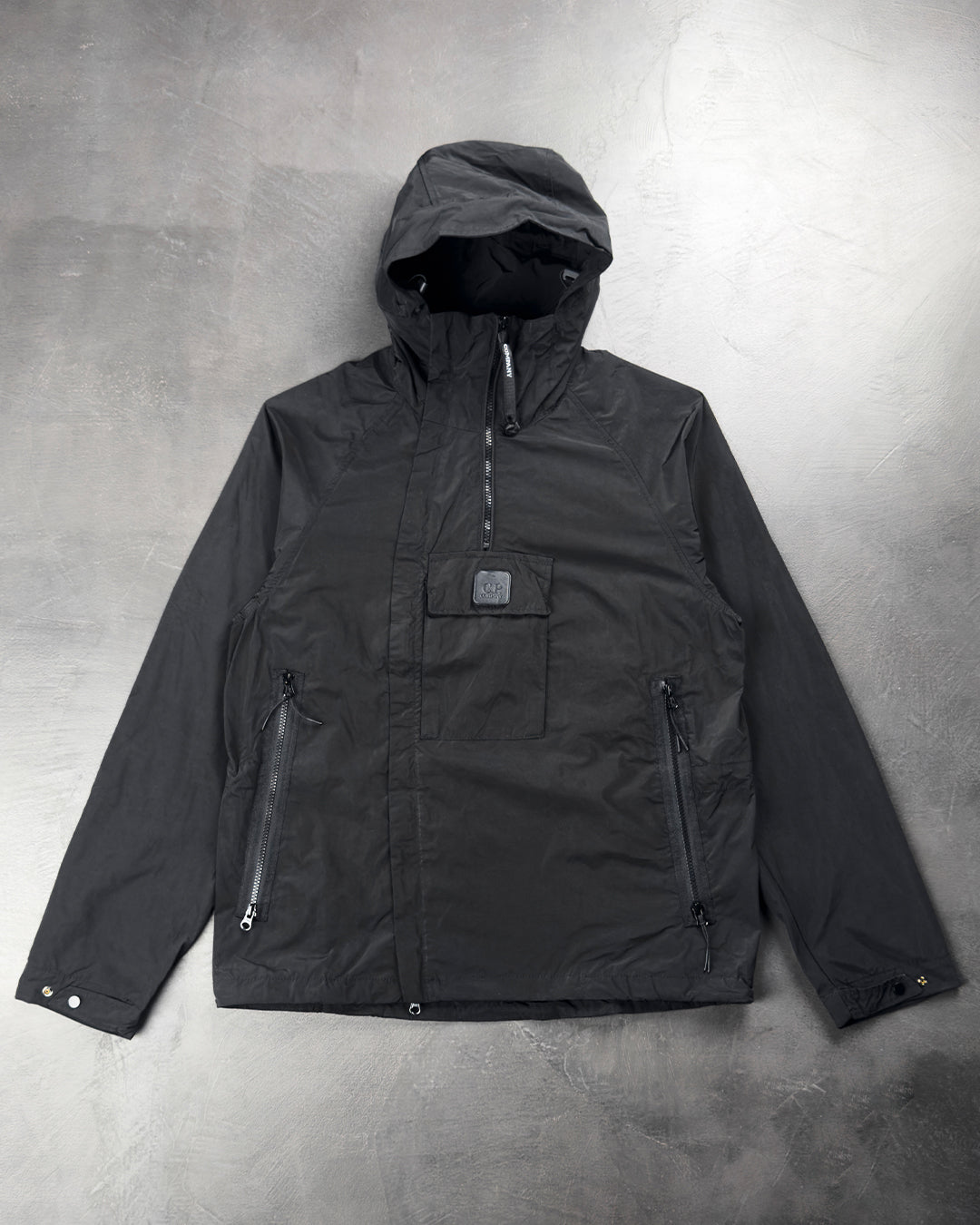 C.P. Company Asymmetric Jacket With Pocket Black