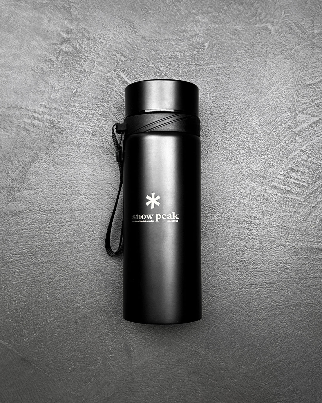 Snow Peak Stainless Steel Vacuum Thermos Black