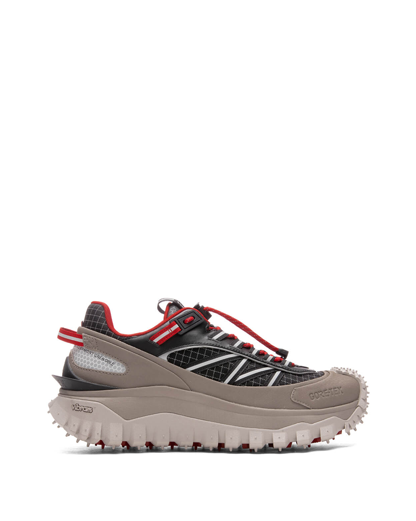 Moncler Trailgrip GTX Low Top Sneaker Red/Taupe/Black