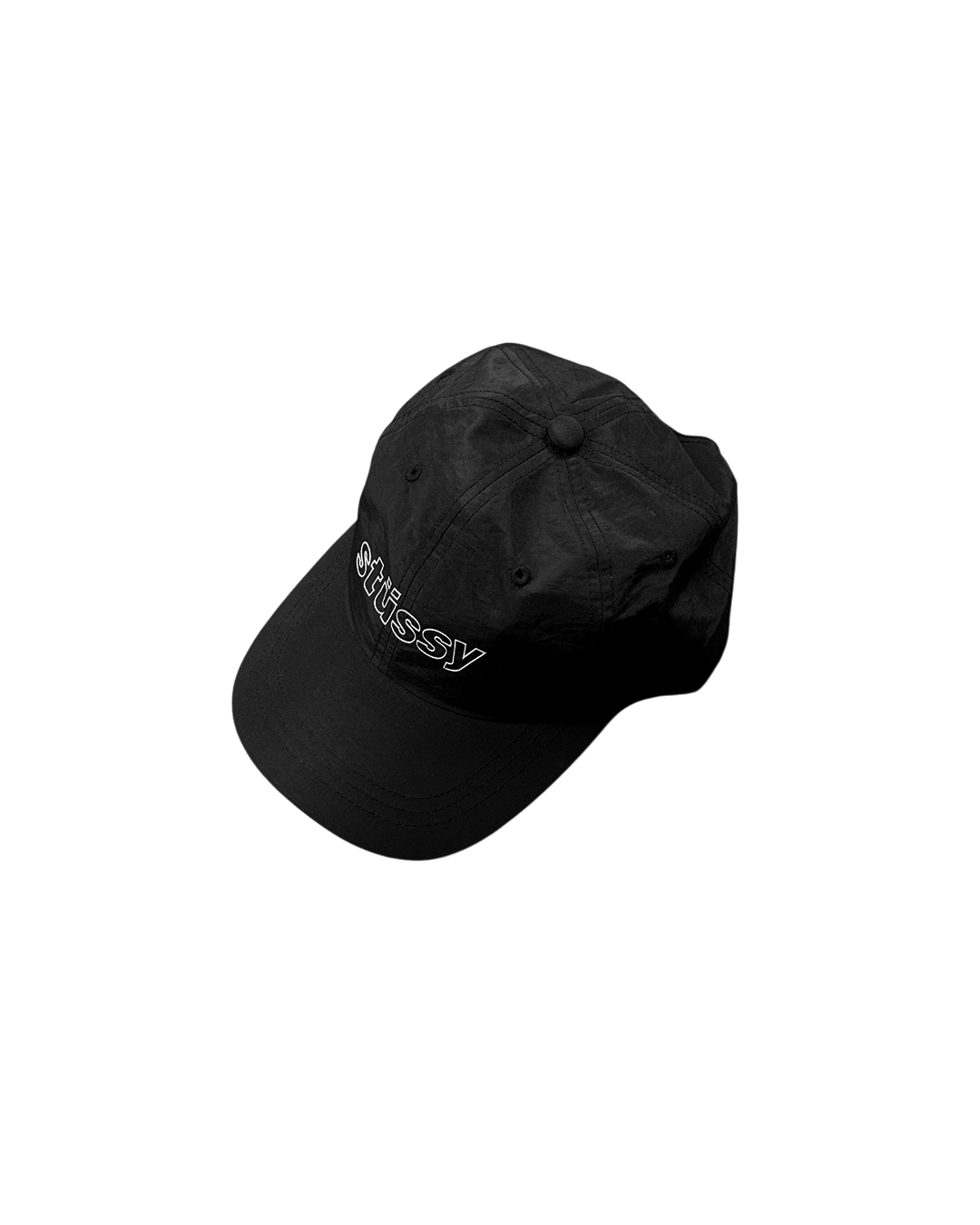 STUSSY Nylon Reflective Cap Black
