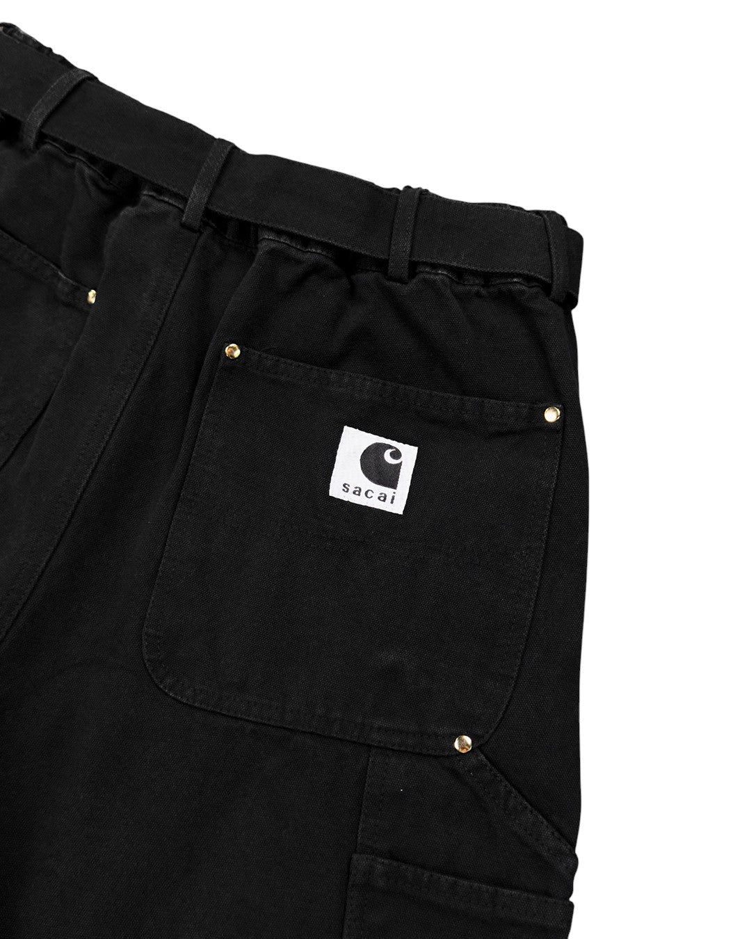 Carhartt WIP x Sacai Canvas Pants Black - UNIFORM