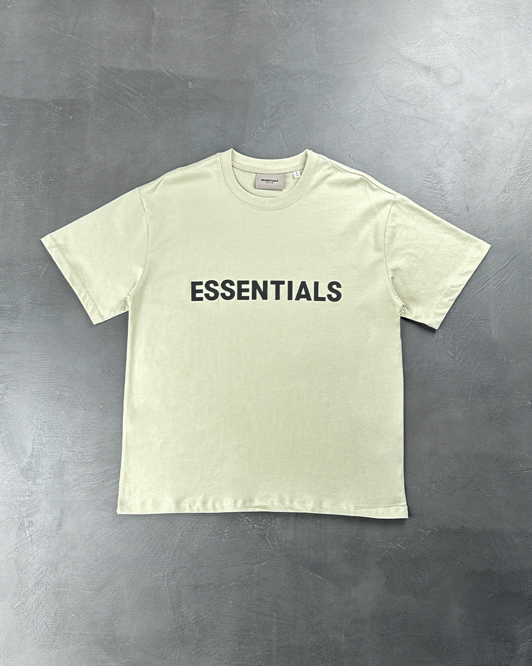 Fear Of God Essentials Front Logo T-Shirt Alfalfa Sage