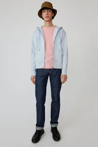 Acne Studios Ferris Zip Hoodie Ice Blue