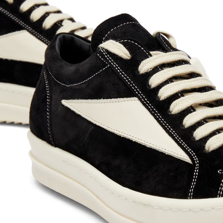 Rick Owens Strobe Vintage Low 'Black Suede' UNIFORM