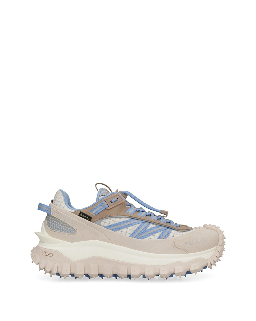 Moncler Trailgrip GTX Low Top Sneaker Beige/Blue