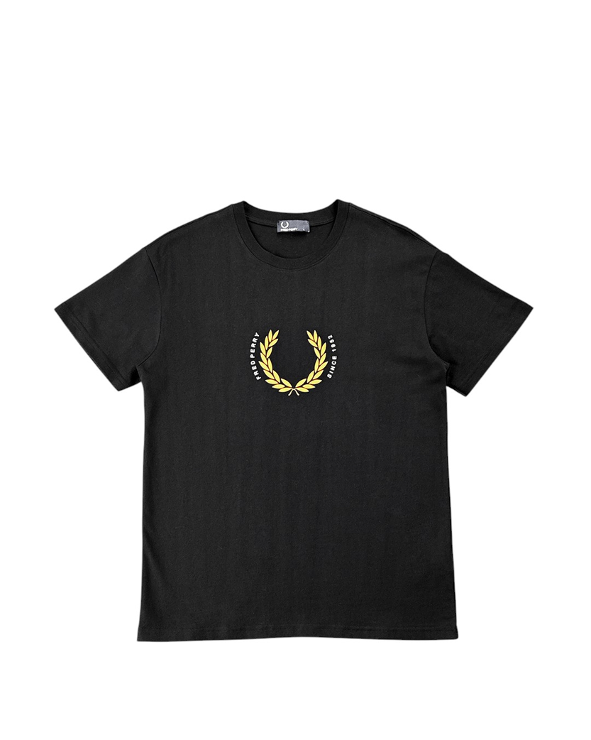 FRED PERRY Laurel Wreath T-Shirt Black
