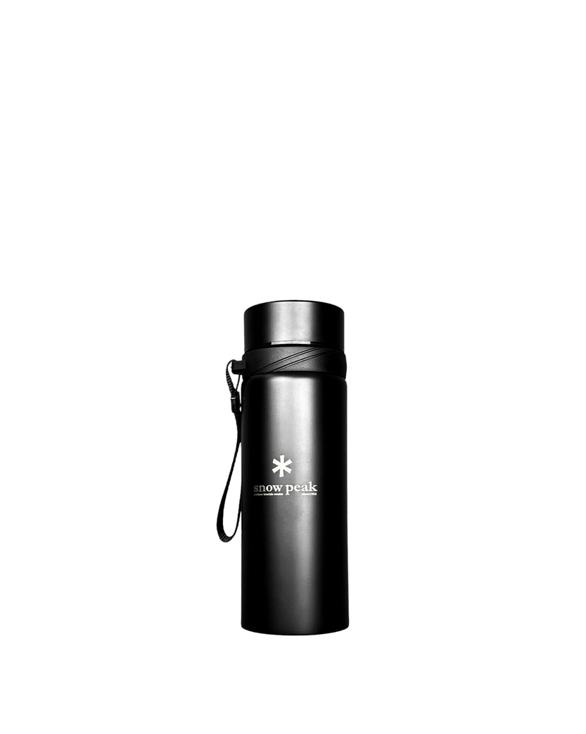 Snow Peak Stainless Steel Vacuum Thermos Black