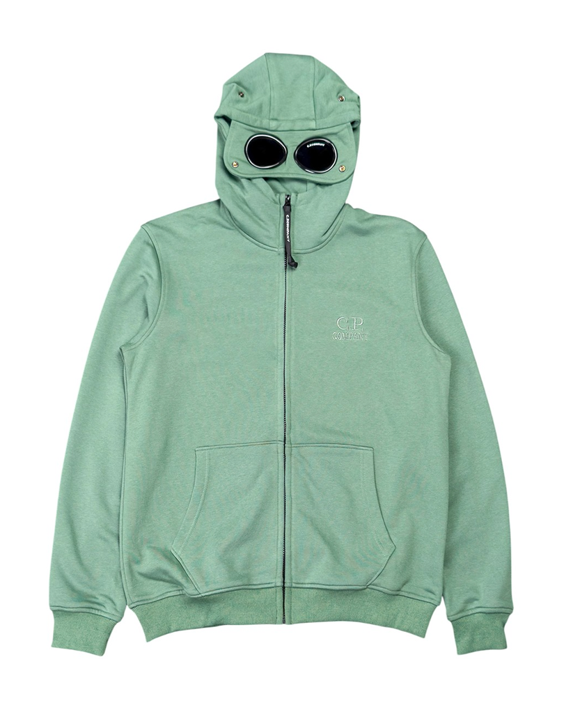 C.P. Company Goggle Zip Hoodie Green