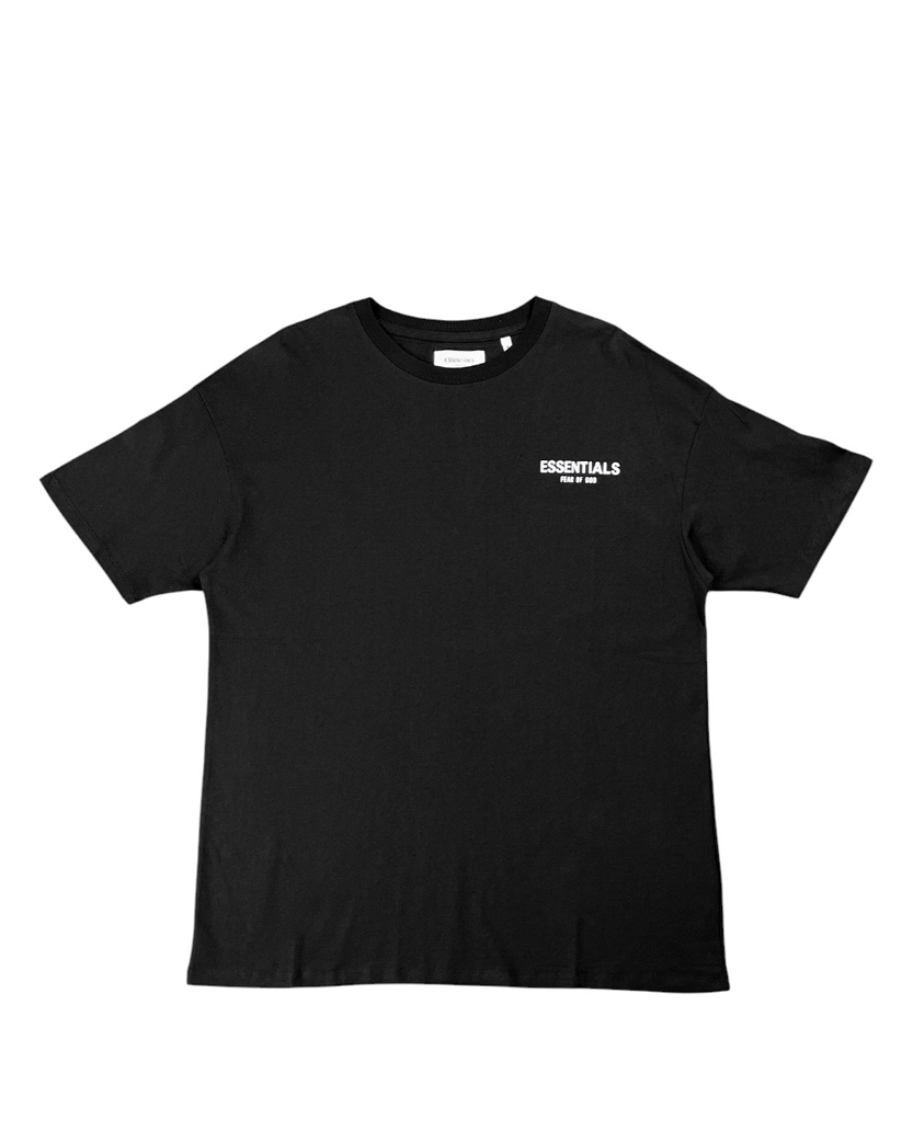 Fear Of God Essentials Boxy Logo T-Shirt Black