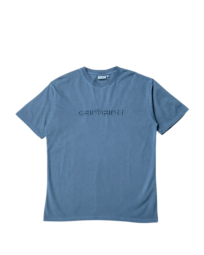 Carhartt WIP Script T-shirt Washed Navy