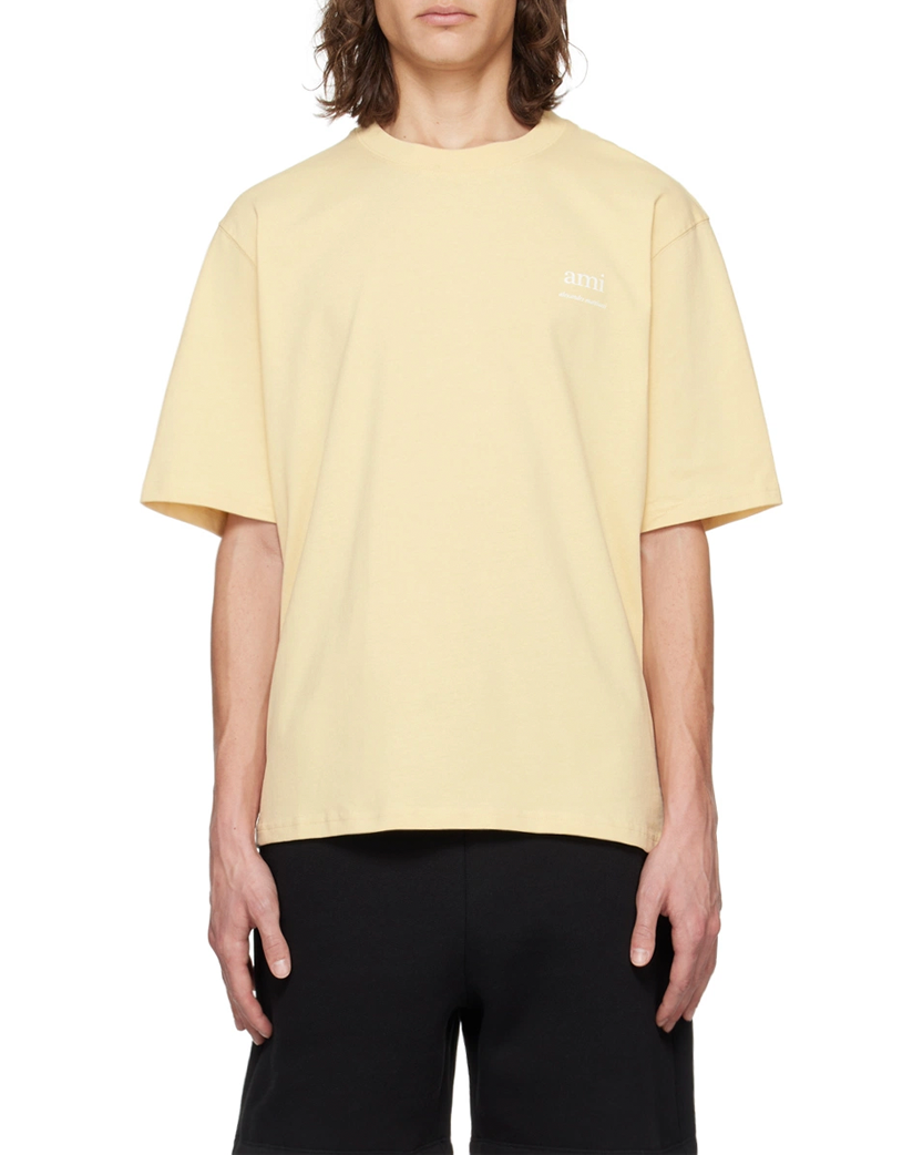 AMI Paris Alexandre Mattiussi T-shirt Yellow