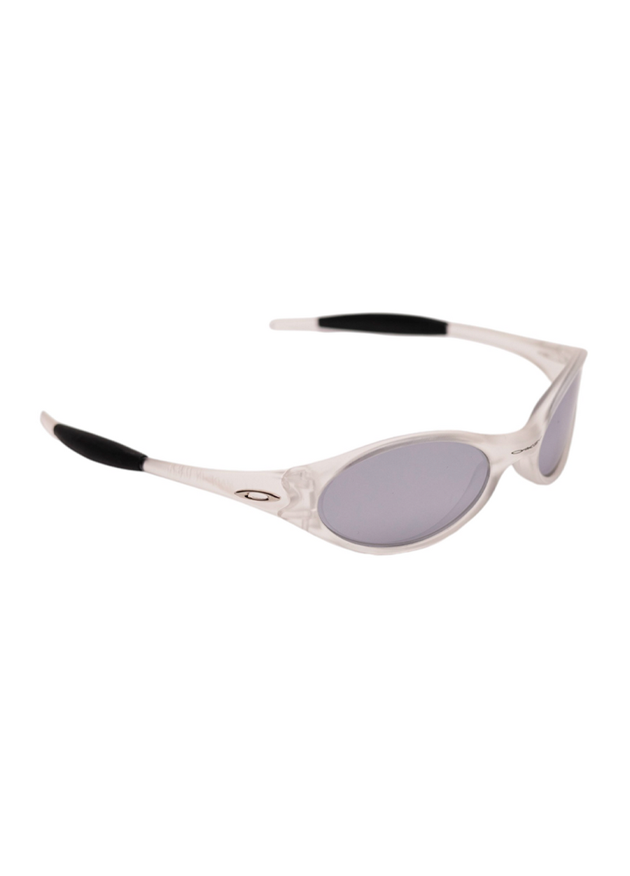 Oakley Minute 1.0 Sunglasses Transparent Frame/Silver Lenses