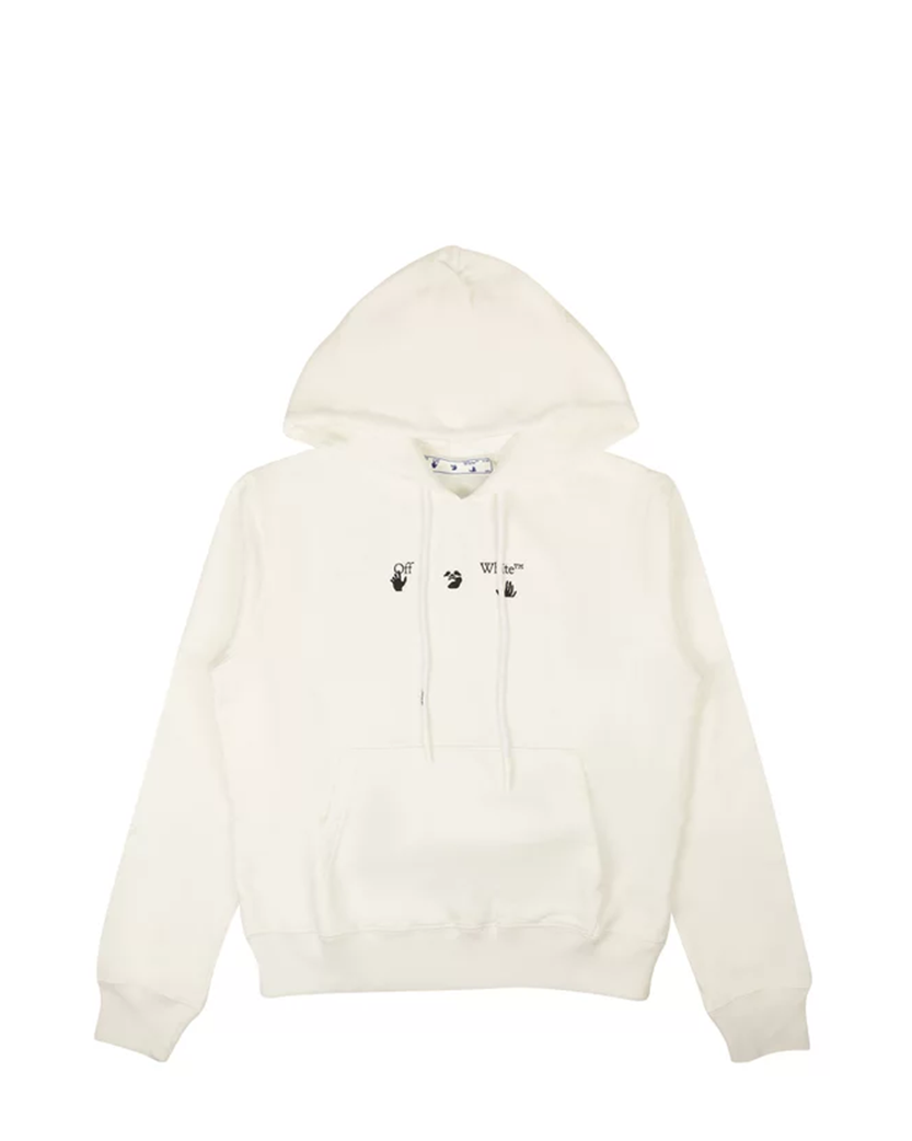 Off-White Marker Slim Hoodie White