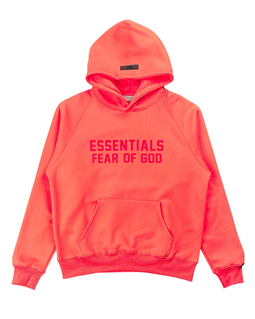 Fear Of God Essentials Hoodie Coral