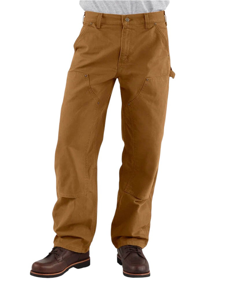 Carhartt WIP B136 Carhartt Double Front Dungarees Brown