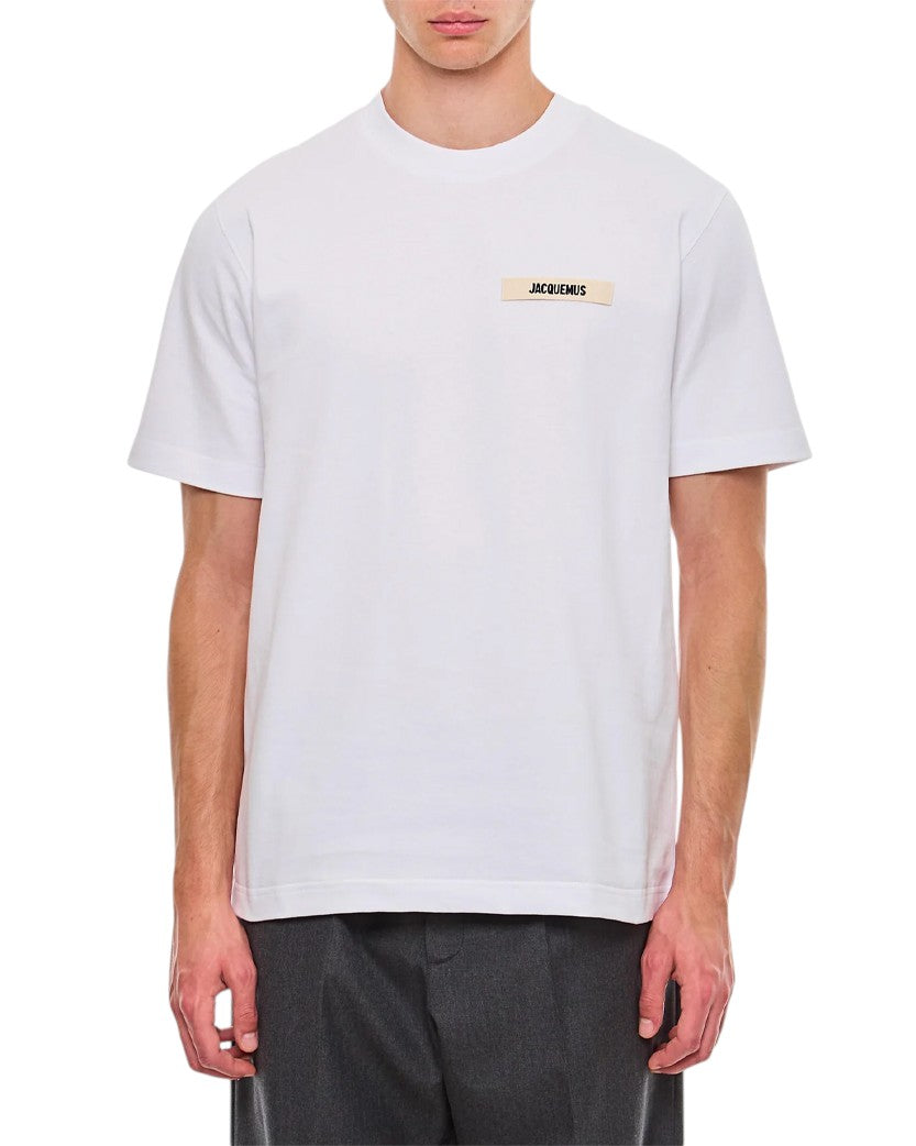 Jacquemus Le T-Shirt Gros Grain White