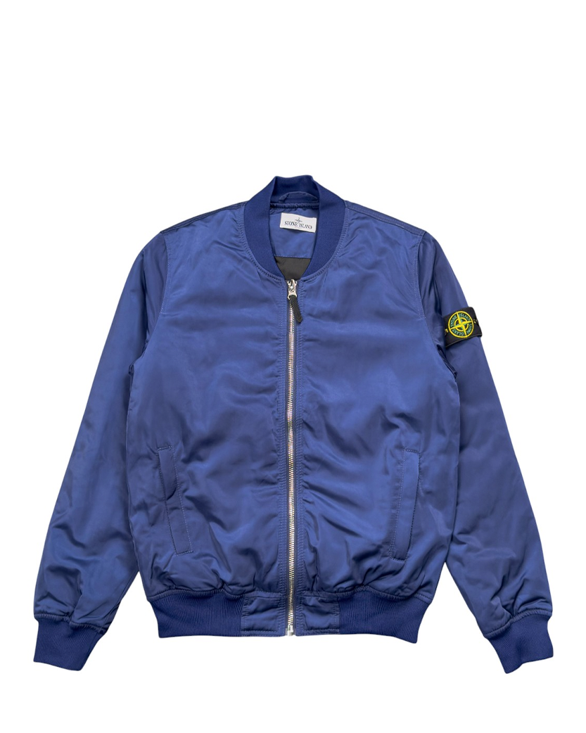 42629 Twill Bomber Jacket Blue SI0223-BL