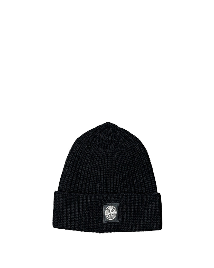 N10B5 Wool-Knit Beanie Hat Black SI0112-BK