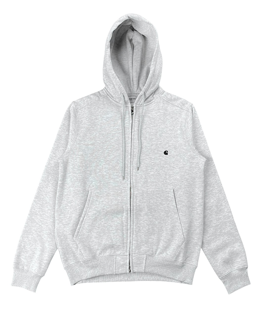 Carhartt WIP Zip Hoodie Grey Melange