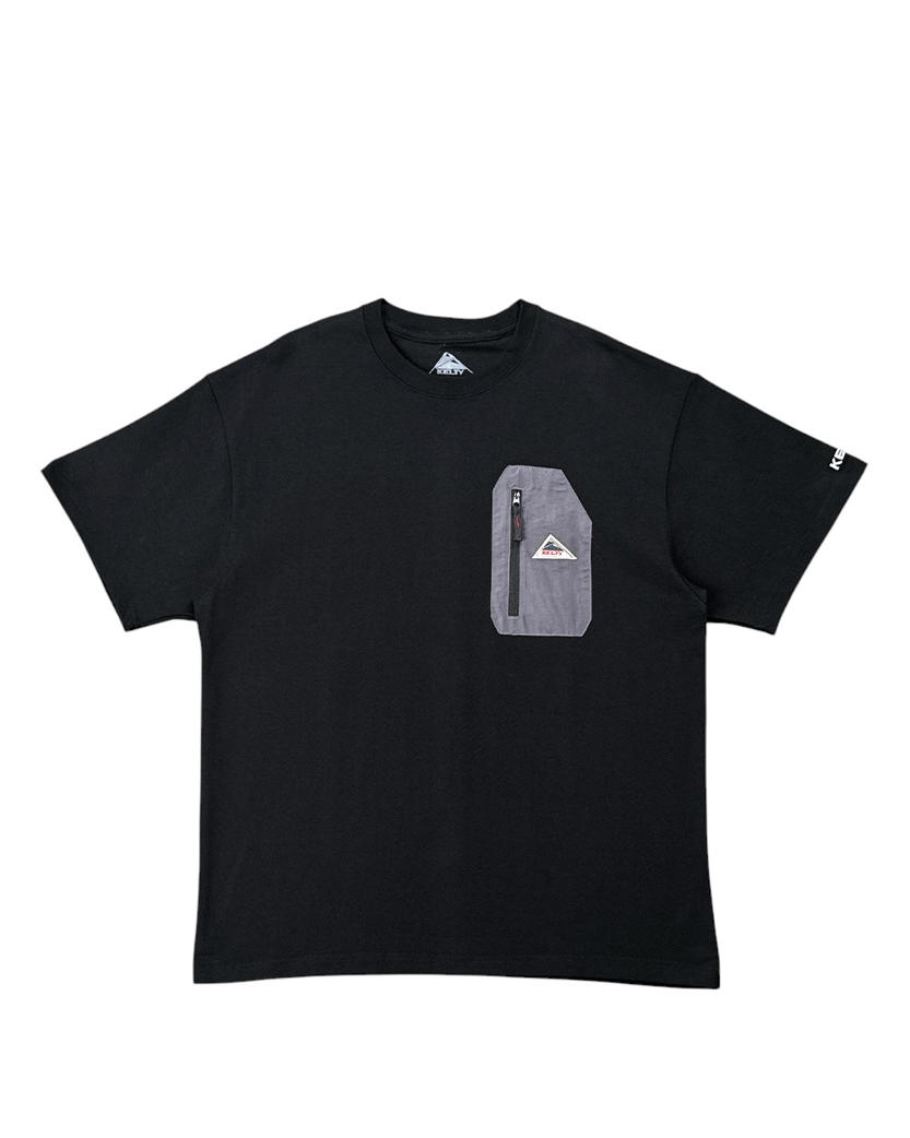 Kelty Pocket Zipper T-Shirt Black