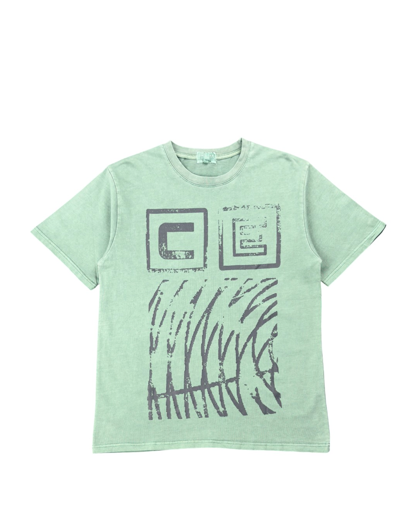 CAV EMPT OVERDYE STAMP T-SHIRT GREEN CAV128