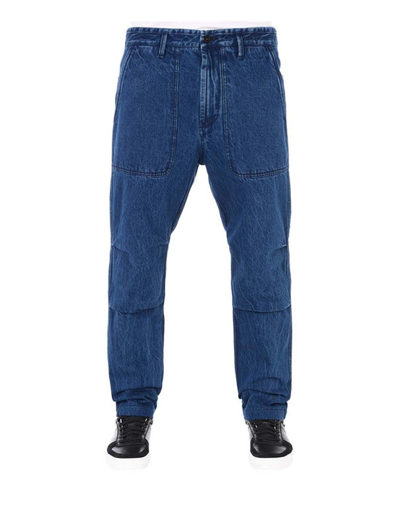 317U2 Garment-Dyed Jeans Blue SI0120-BL