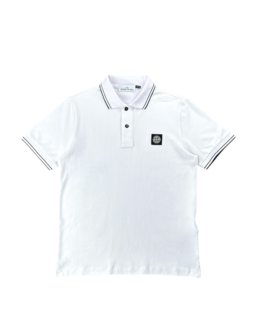 22S18 Classic Polo T-Shirt White SI0116-WT