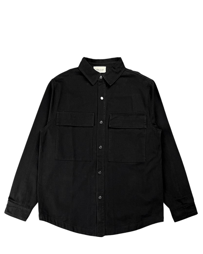 Fear Of God Heavy Cotton Shirt Black