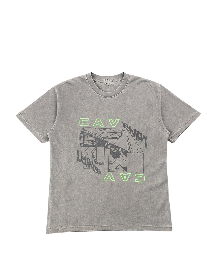 CAV EMPT Biography T-Shirt Charcoal CAV112