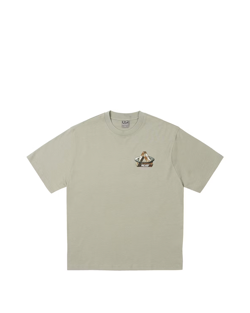 Oakley x Palace Tri Logo T-Shirt Sage Green
