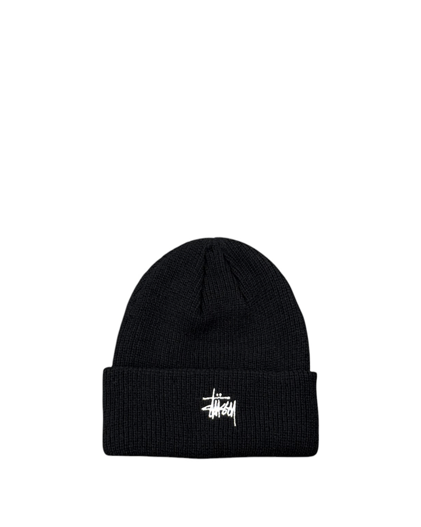 STUSSY Basic Cuff Beanie Black