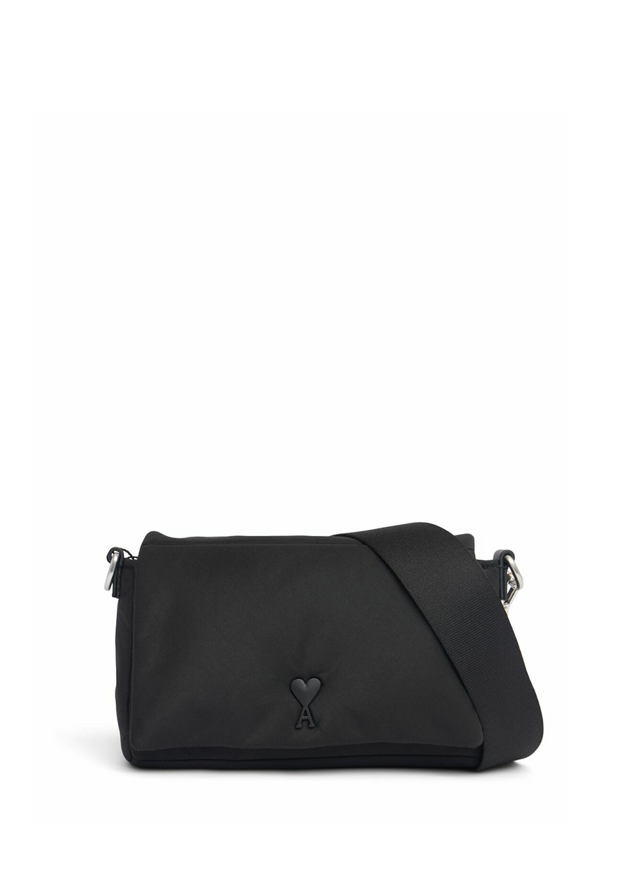AMI Paris Ami De Coeur Lunch Box Bag Black